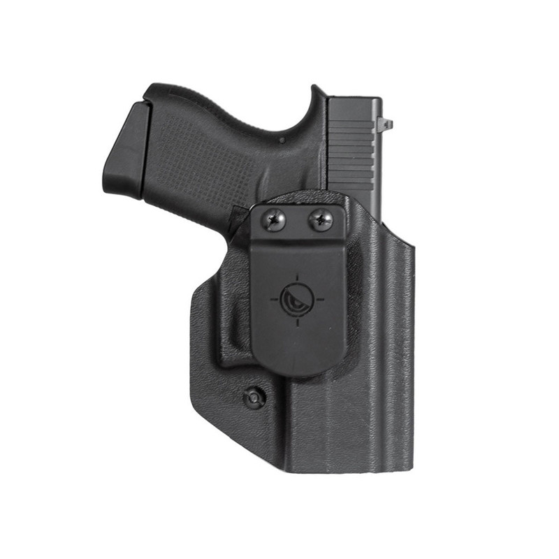 Mission First Tactical MFT Ambidextrous Appendix IWB/OWB Holster for Glock 43 (HGL43AIWBA-BL)