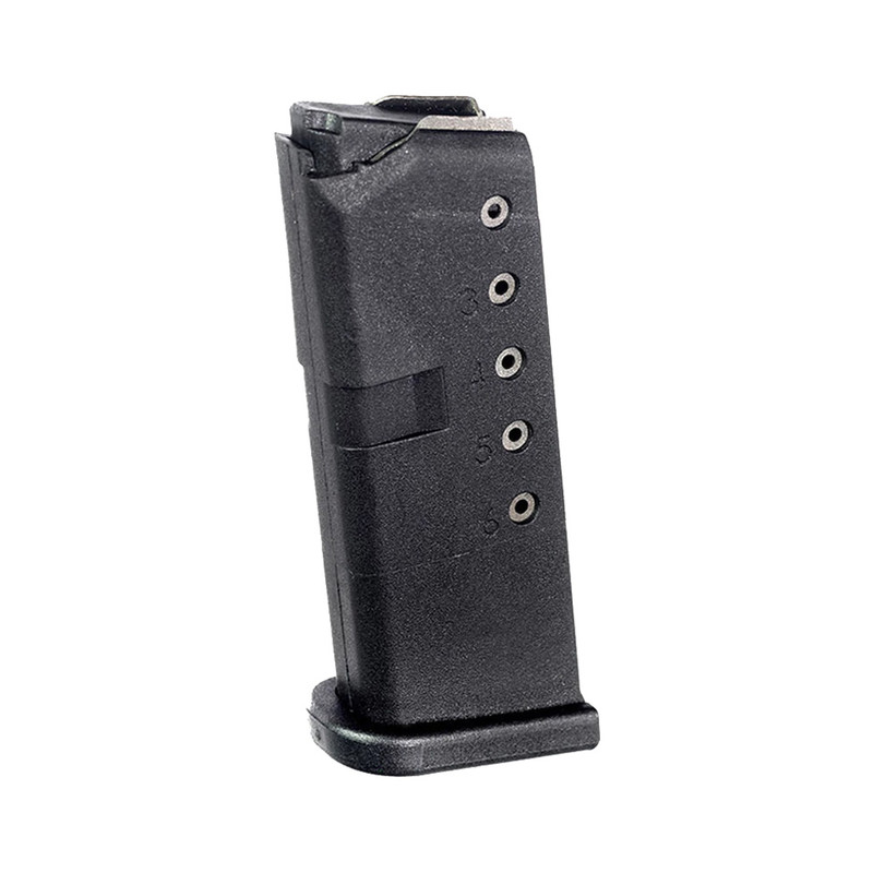 ProMag PROMAG Fits Glock 42 .380 ACP 6rd Polymer Black Magazine (GLK-10)