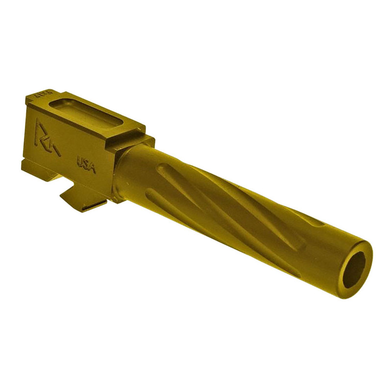 Rival Arms RIVAL ARMS Precision Gold PVD Drop-In Barrel for Glock 19 Gen 3/4 (RA20G201E)