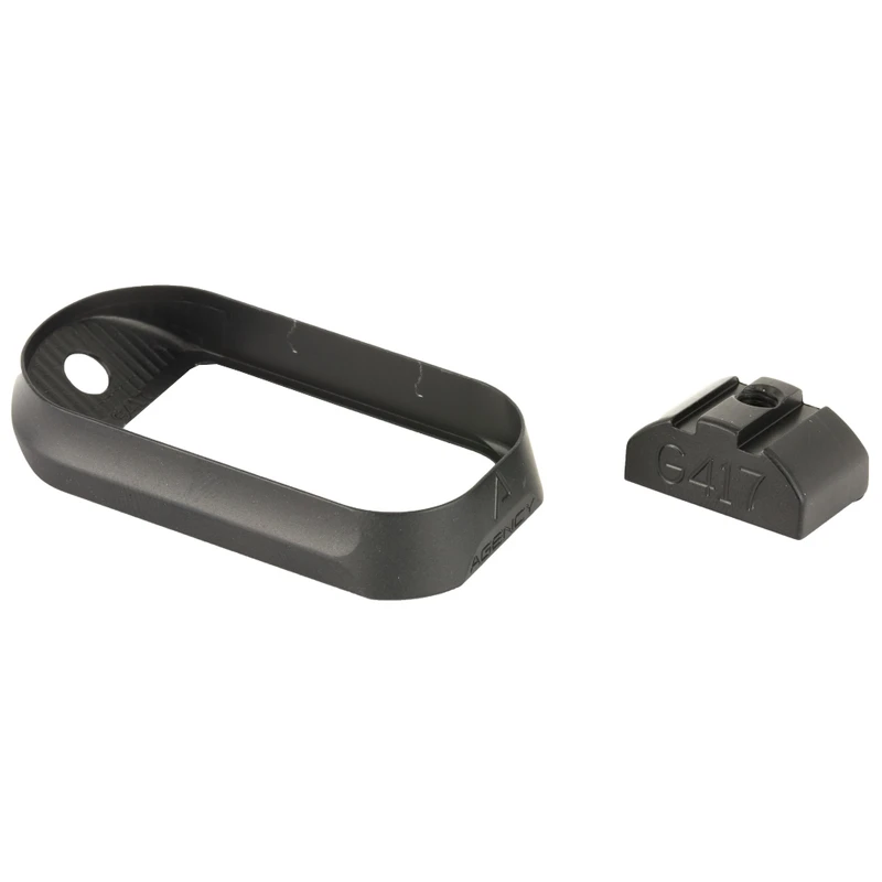 Agency Arms Magwell, No Back Strap, For Glock 17 Gen4, Black Finish MW-G17G4-NBS-B