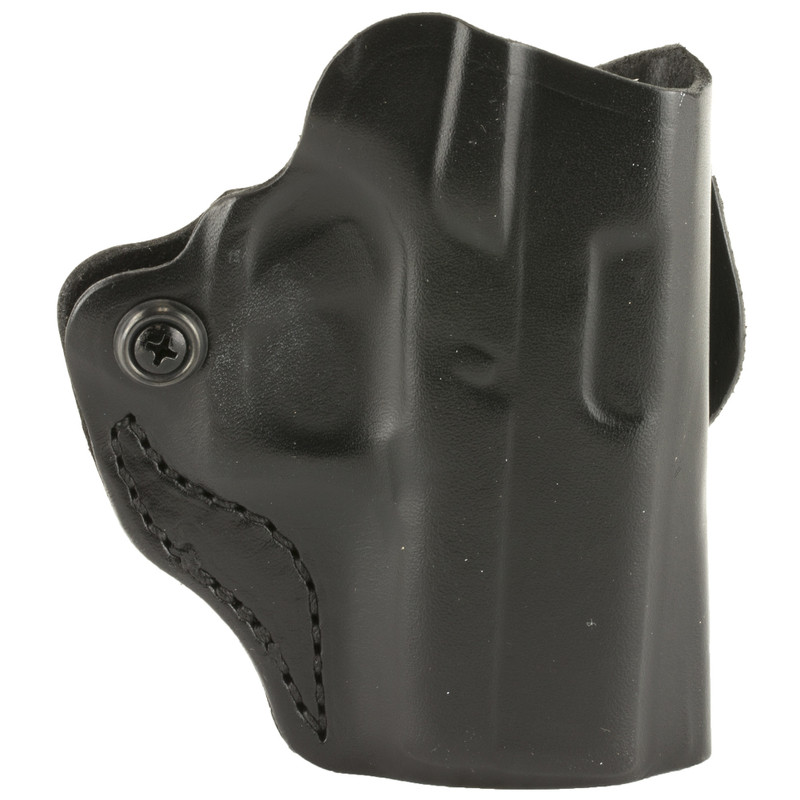 DeSantis DeSantis Gunhide Mini Scabbard Belt Holster, Fits Glock 43/43X, Right Hand, Black Leather 019BA8BZ0