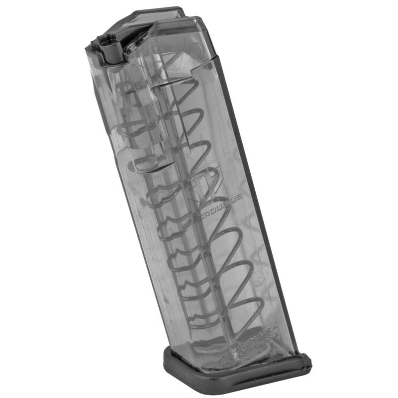 Elite Tactical Systems Elite Tactical Systems Group Magazine, 9MM, 10 Rounds, Fits Glock 17, Polymer, Smoked GLK-17-10