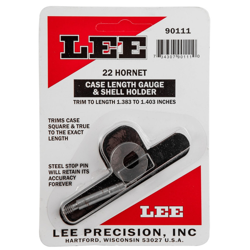 Lee Lee 90389 Case Length Gauge w/ Shell Holder 2 Piece 243 Winchester