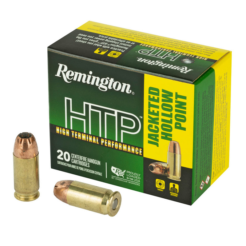 Remington REMINGTON High Terminal Performance .45 Auto 230gr JHP 20/Box Handgun Ammo (21455)