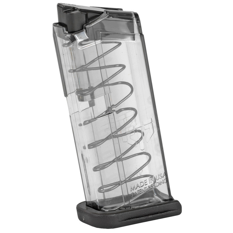 Elite Tactical Systems Elite Tactical Systems Group Magazine, 9MM, 7 Rounds, Fits Glock 43, Polymer, Smoke GLK-43