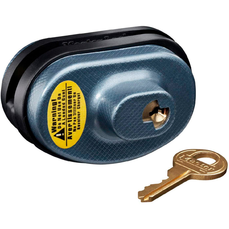 Master Lock MASTER LOCK 90DSPT Adjustable Black/Blue Trigger Guard Lock (90DSPT)