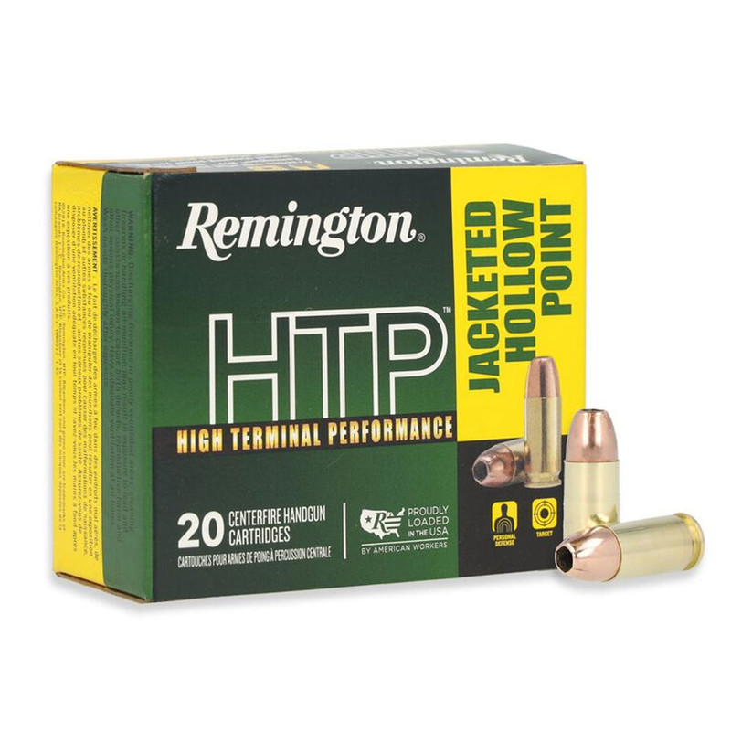Remington REMINGTON High Terminal Performance 9mm Luger 115gr JHP 20/Box Handgun Ammo (28288)