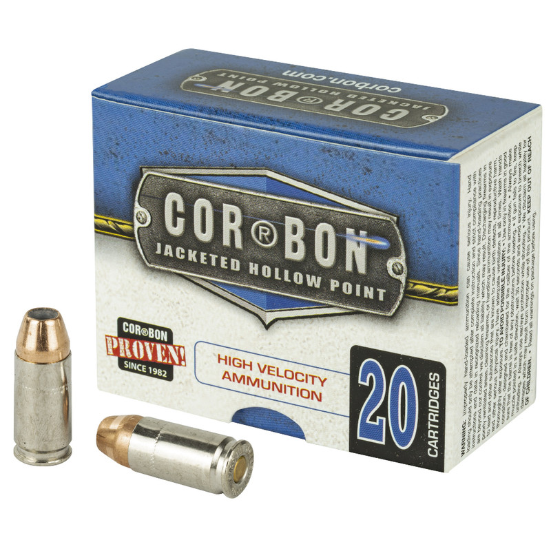 Cor-bon CORBON 9MM+P 90GR JHP 20/500