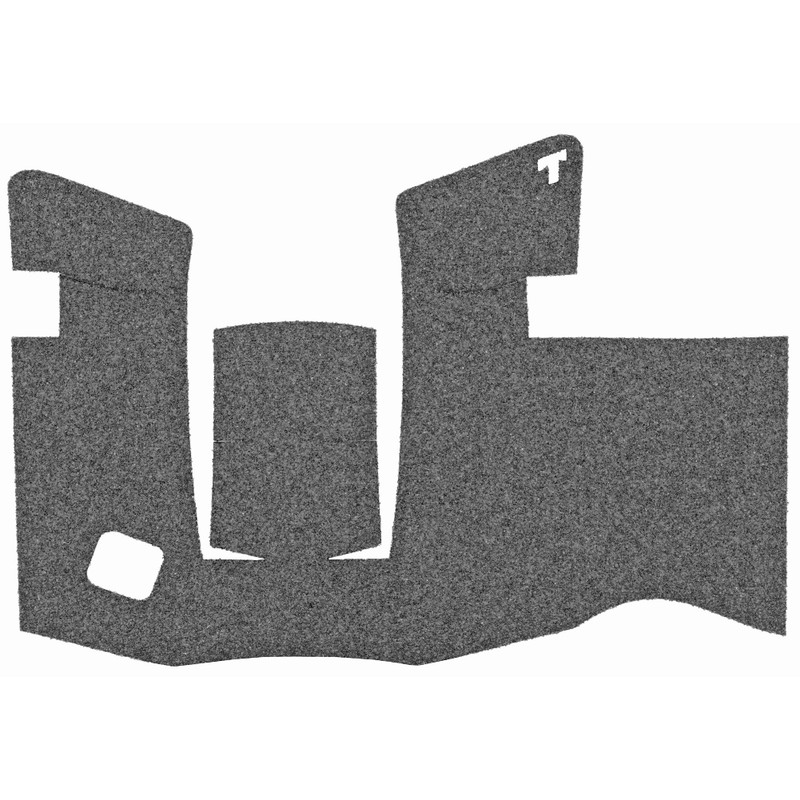 TALON Grips Inc Granulate, Grip, Adhesive Grip, Fits Glock 48 and 43X, Black 385G