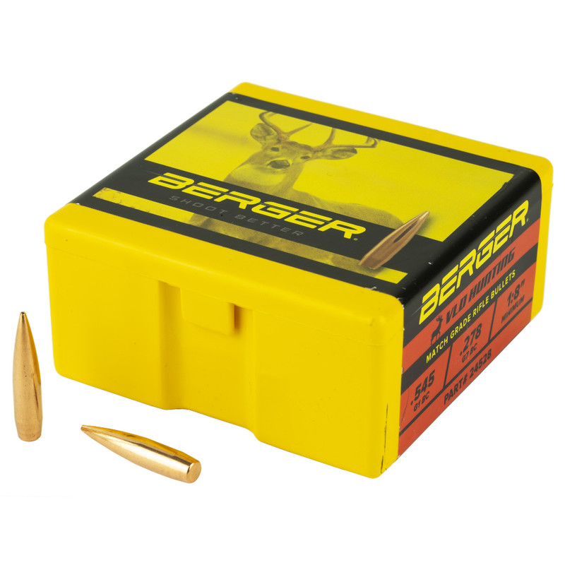 Berger Bullets Berger Bullets VLD Hunting, .243 Diameter, 6MM/243 Winchester, 105 Grain, Boat Tail Hollow Point, 100 Count 24528