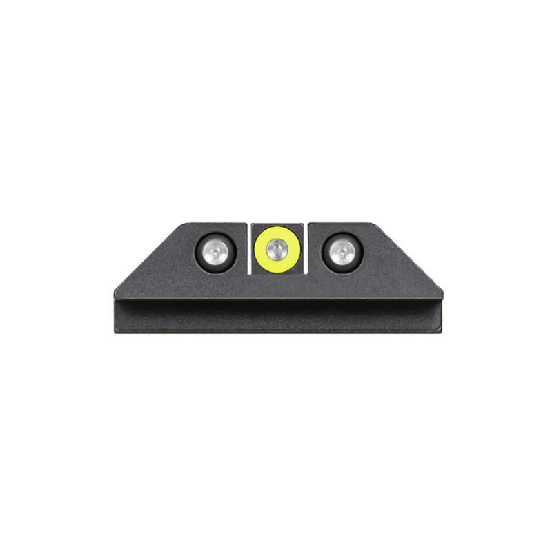 Night Fision NIGHT FISION Glock 17/19/34 Yellow Front Ring and Black Rear Rings Night Sight Set (GLK-001-003-YGZG)