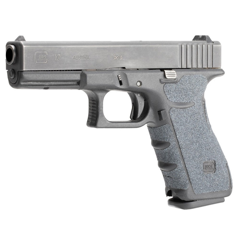 Hogue HOGUE Wrapter Grit Adhesive Black Grip For Glock 17/17L/18/22/24/31/34/35/37 Small Frame Full Size Generation 3 (17139)