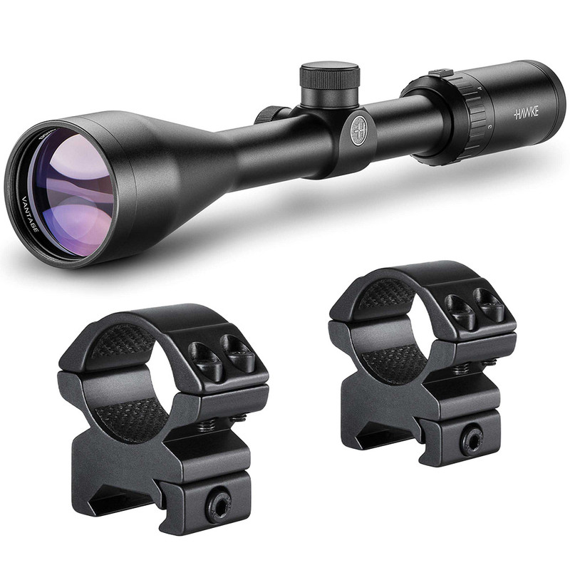 Hawke HAWKE Vantage 3-9x50 1in 30/30 Riflescope With Matchmount 1in 2PC Double Screw Mounts