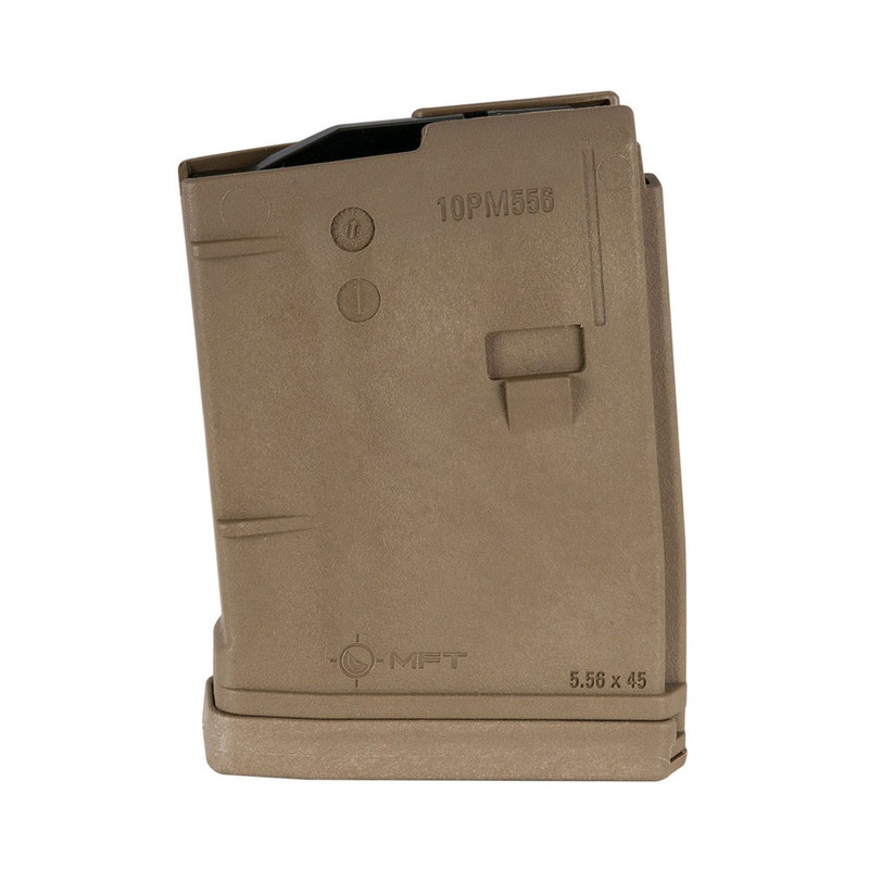 Mission First Tactical MISSION FIRST TACTICAL AR15 5.56mm 10rd Scorched Dark Earth Polymer Magazine (10PM556BAG-SDE)