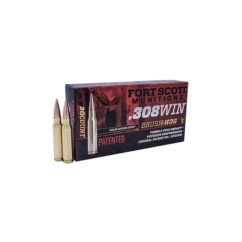 Fort Scott Munitions FORT SCOTT MUNITIONS .308 Win TUI 168Gr SCS 20rd Box Ammo (308-168-SCV)