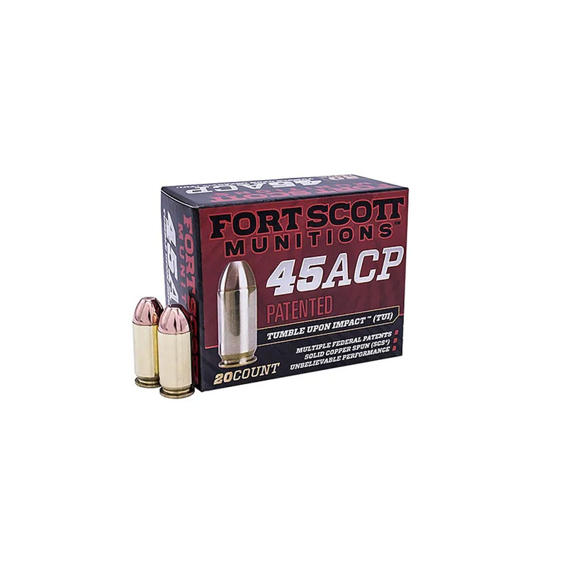 Fort Scott Munitions FORT SCOTT MUNITIONS .45 ACP TUI 180Gr SCS 20rd Box Ammo (450-180-SCV)