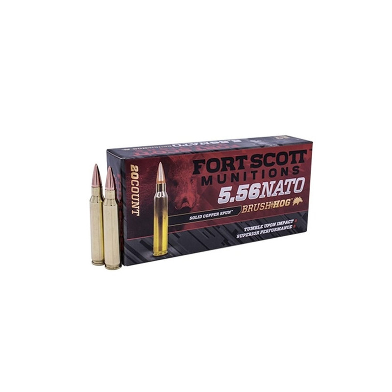 Fort Scott Munitions FORT SCOTT MUNITIONS 5.56 NATO TUI 55Gr SCS 20rd Box Ammo (556-055-SCV)