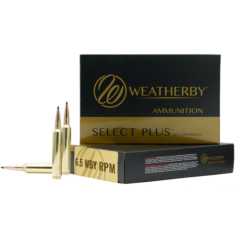 Weatherby WEATHERBY Select Plus 6.5 Weatherby RPM 127gr LRX Ammo (B65RPM127LRX)
