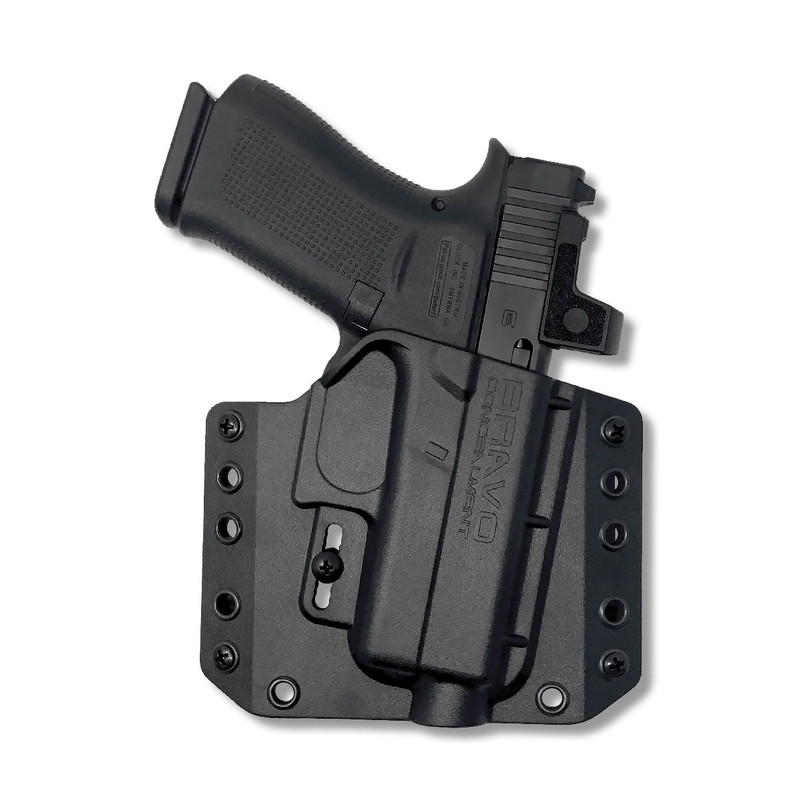 Bravo Concealment BRAVO CONCEALMENT OWB BCA 3.0 RH Black Holster for Glock 43, 43X, 43X MOS (BC10-1028)