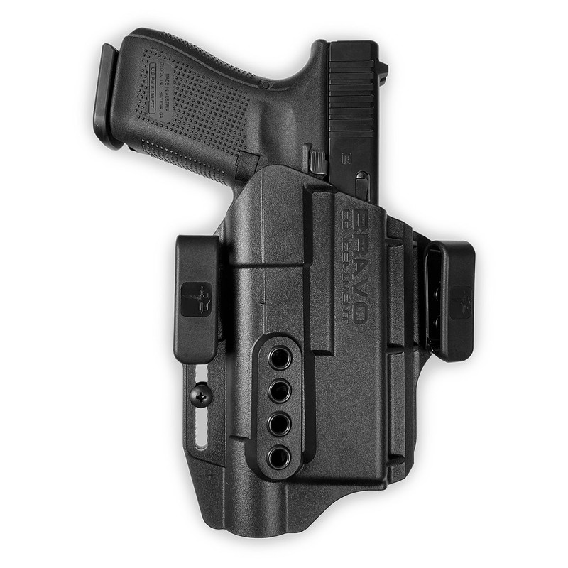 Bravo Concealment BRAVO CONCEALMENT IWB Torsion 3.0 Light Bearing RH Black Holster for Glock 19, 23, 32, 17, 22, 31 / X300UA-UB (BC40-1005)