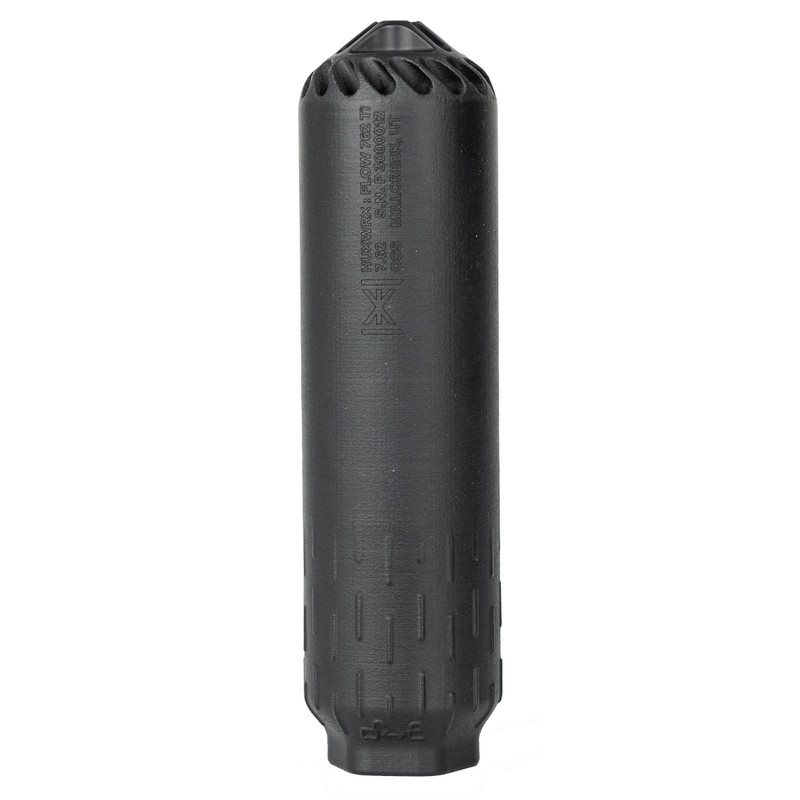 HUXWRX HUXWRX Safety Company Flow, Suppressor, 762NATO, Black, Titanium, Fits HUXWRX Muzzle Devices 2715