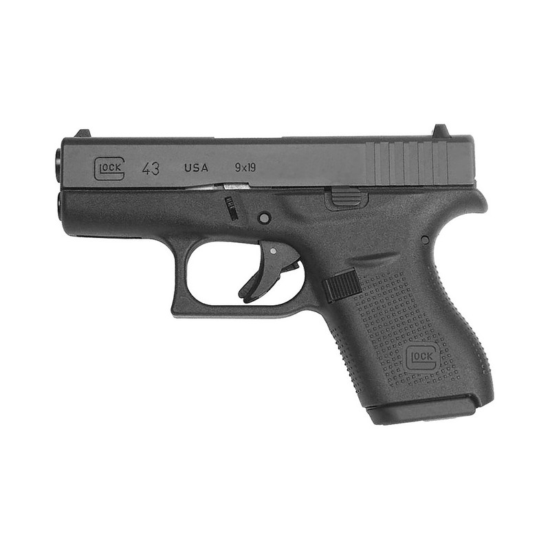Glock GLOCK G43 9mm 3.39in 6rd Semi-Automatic Pistol (UI4350201)