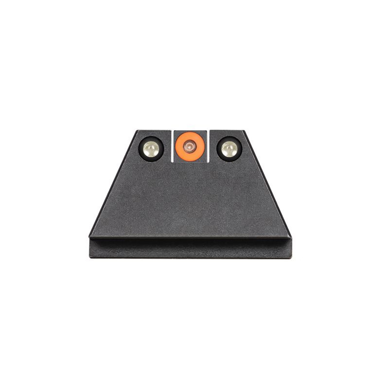 Night Fision NIGHT FISION Suppressor Height Orange/Black Night Sight Set for Glock 17/19/34 (GLK-004-003-OGZG)