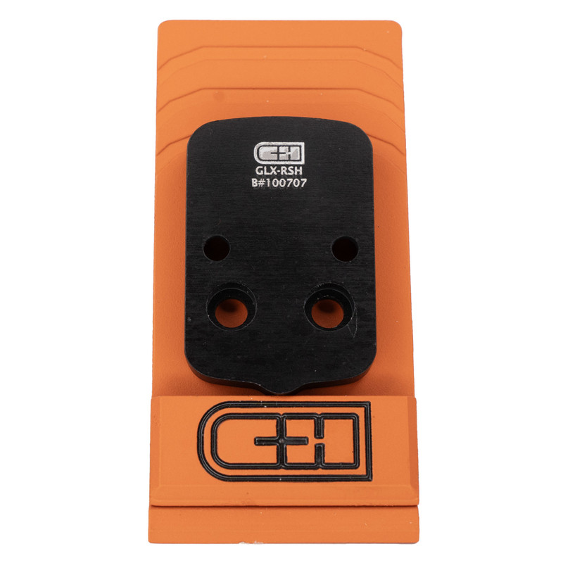 C&H Precision C&H Precision Optics Adapter Plate For Glock 43x/48 MOS V4 MIL/LEO Trijicon RMR (GLX-RSH)
