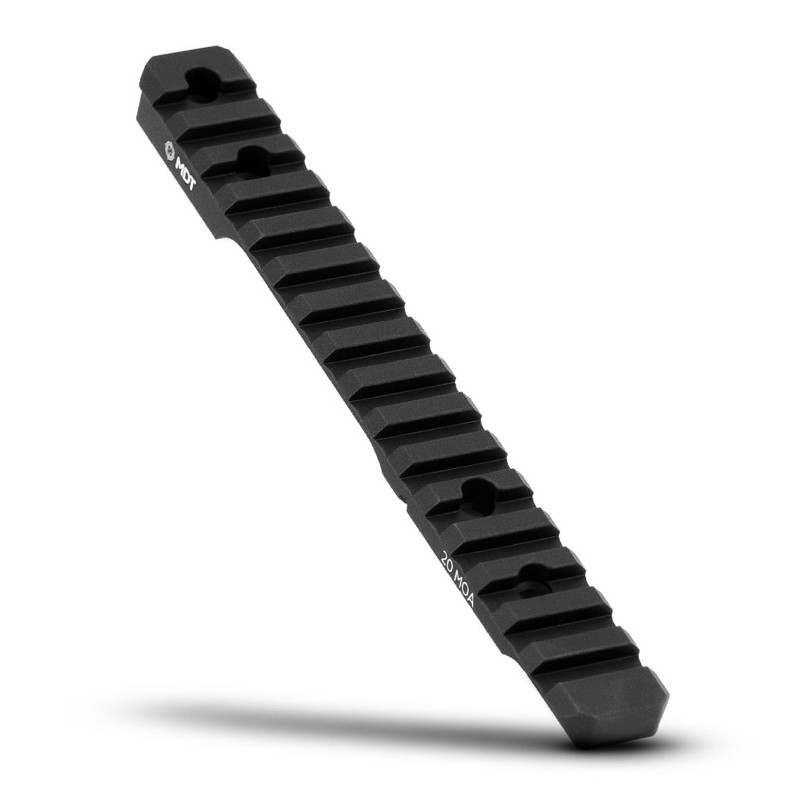 MDT MDT 20 MOA Picatinny Scope Base for Remington 700 SA (102187-BLK)