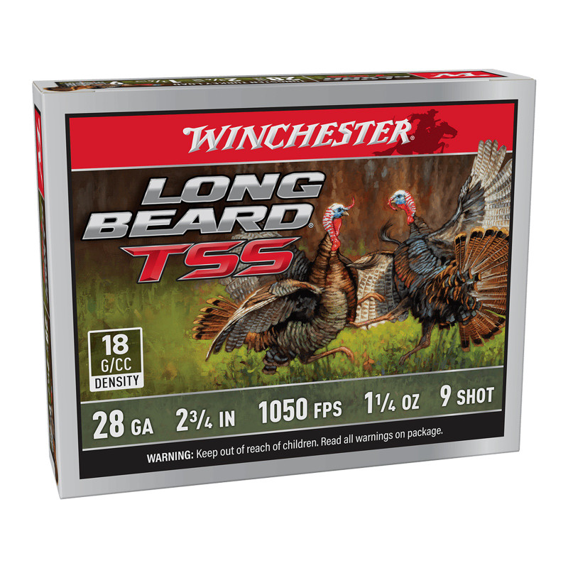 Winchester Ammo WINCHESTER AMMO 28Ga 2.75in #9 Long Beard TSS 1-1/4oz Shotshell 5rd Box (LBTSS289)