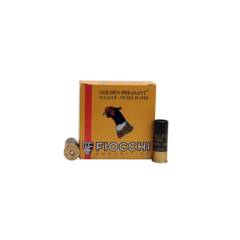 Fiocchi FIOCCHI Golden Pheasant 12 Gauge 2.75in #6 Ammo, 25 Round Box (12GPX6)