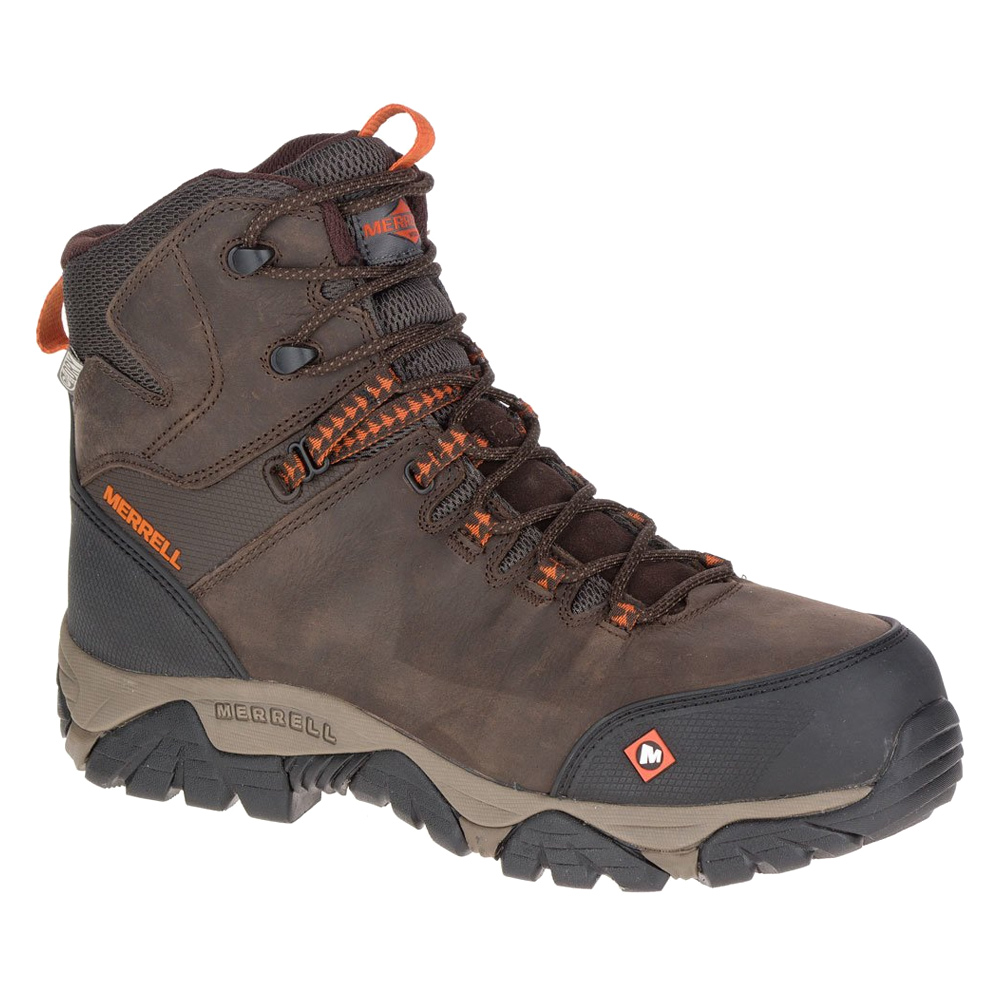 men's phaserbound mid waterproof comp toe work boot wide width