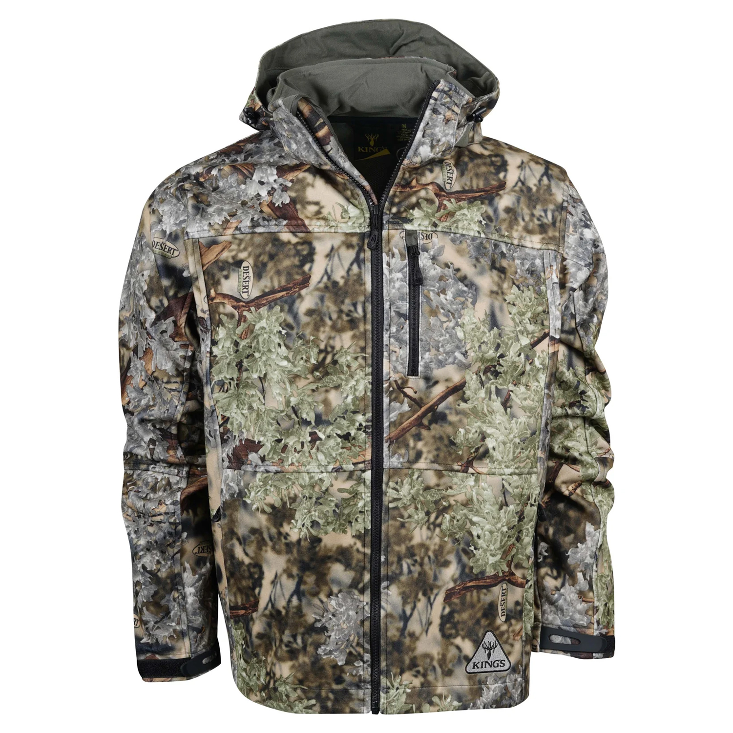 KINGS CAMO Mens Hunter Wind Defender Fleece Jacket