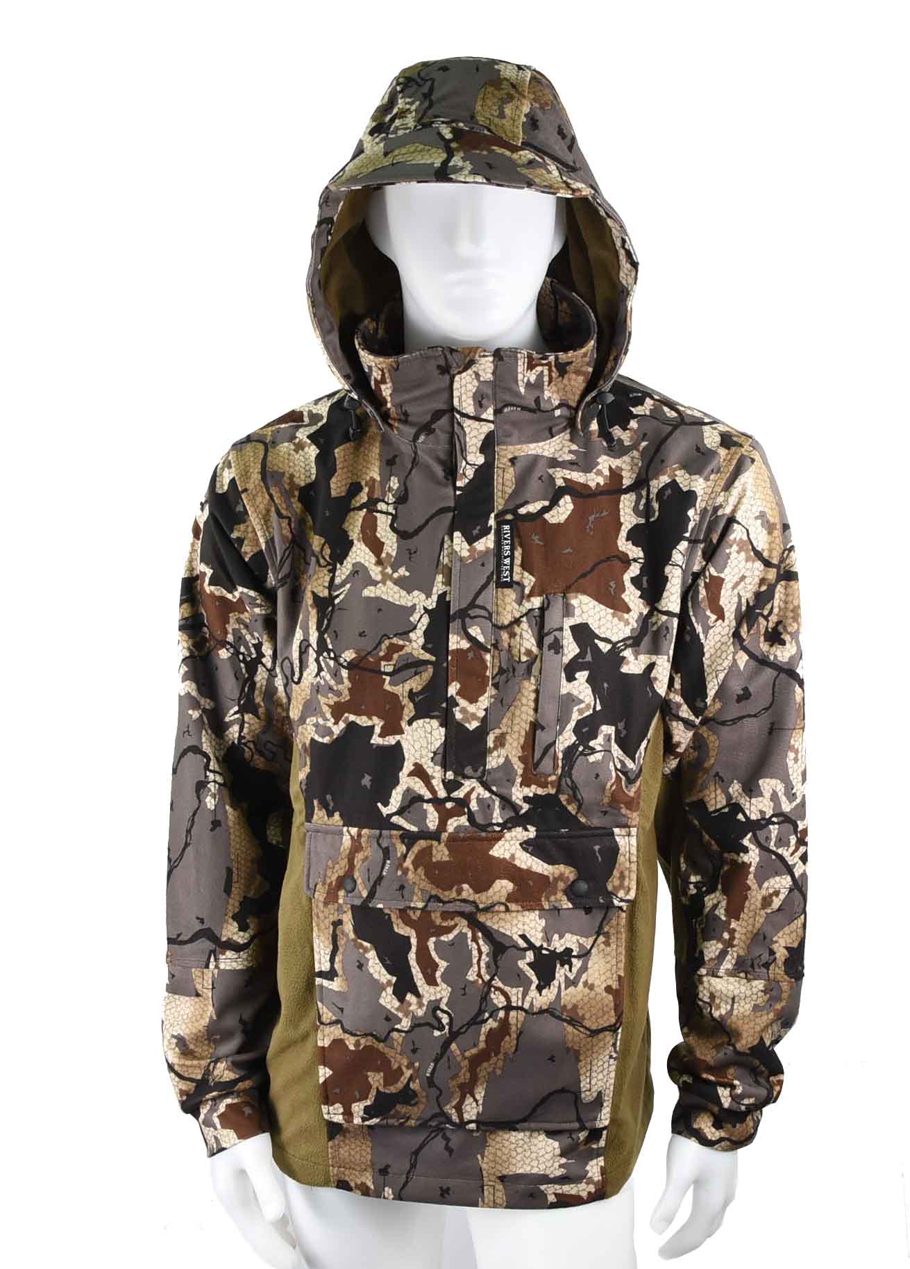RIVERS WEST Isolation Widowmaker Brown Hoodie 5251-WMB
