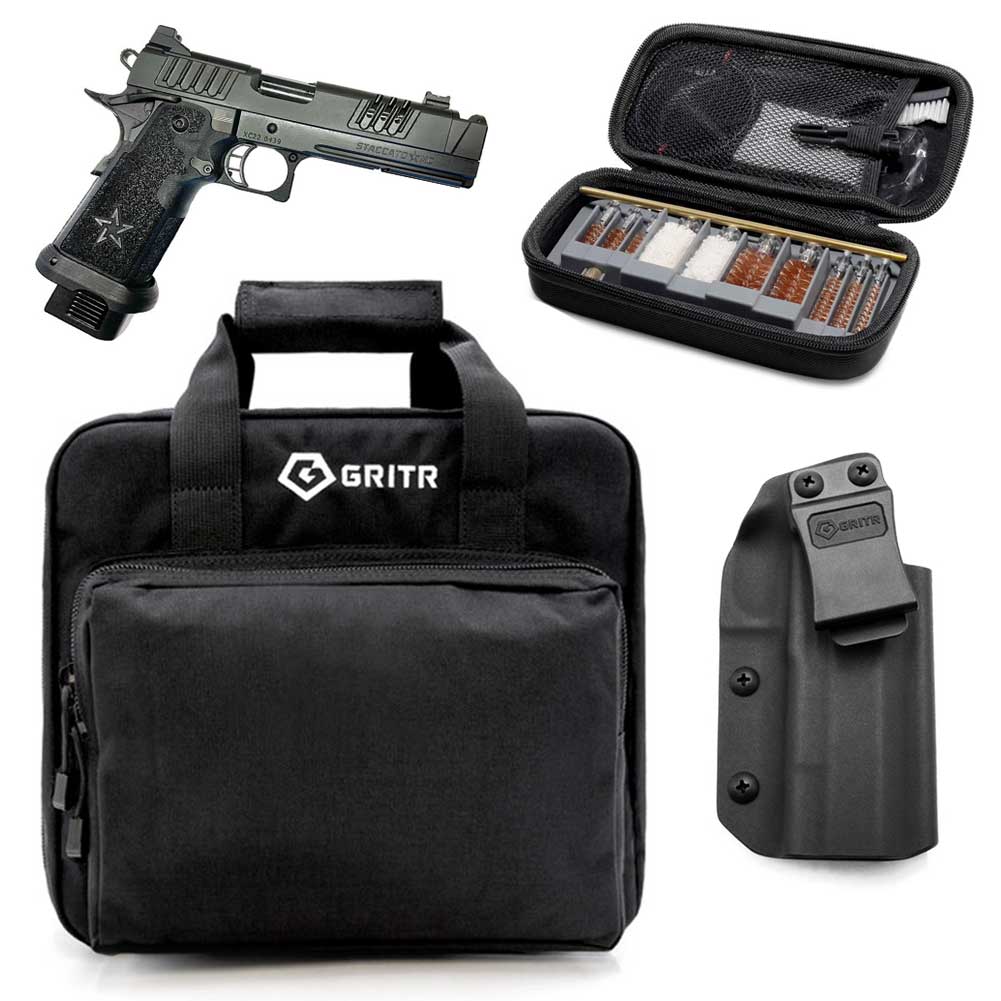 STACCATO XC 9mm 5in 2x 17rd Pistol with GRITR 2011 models IWB