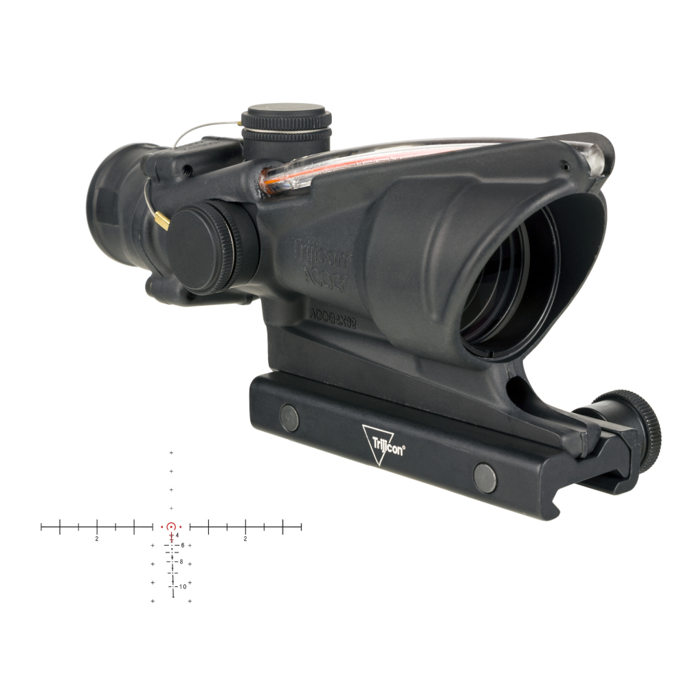 【おまけ付き】Trijicon ACOG TRIJICON ACOG 4x32 Horseshoe Riflescope TA31-D-100582