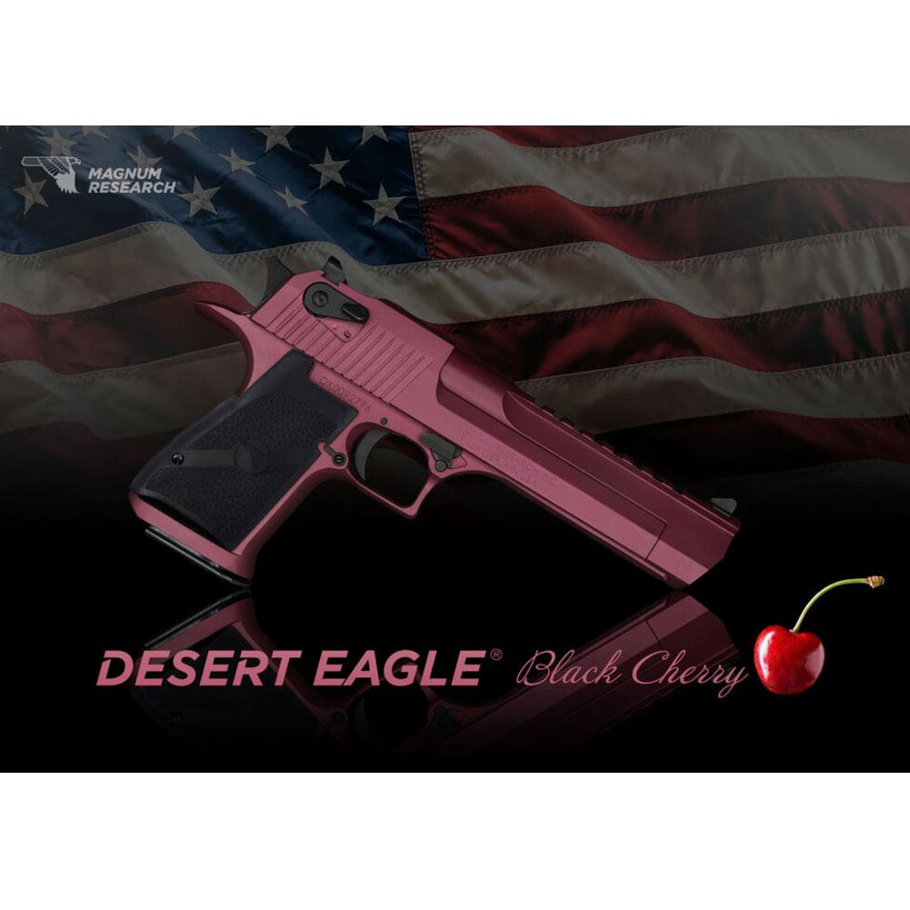 MAGNUM RESEARCH Desert Eagle .50AE 6in 7rd Black Cherry Pistol DE50BKC