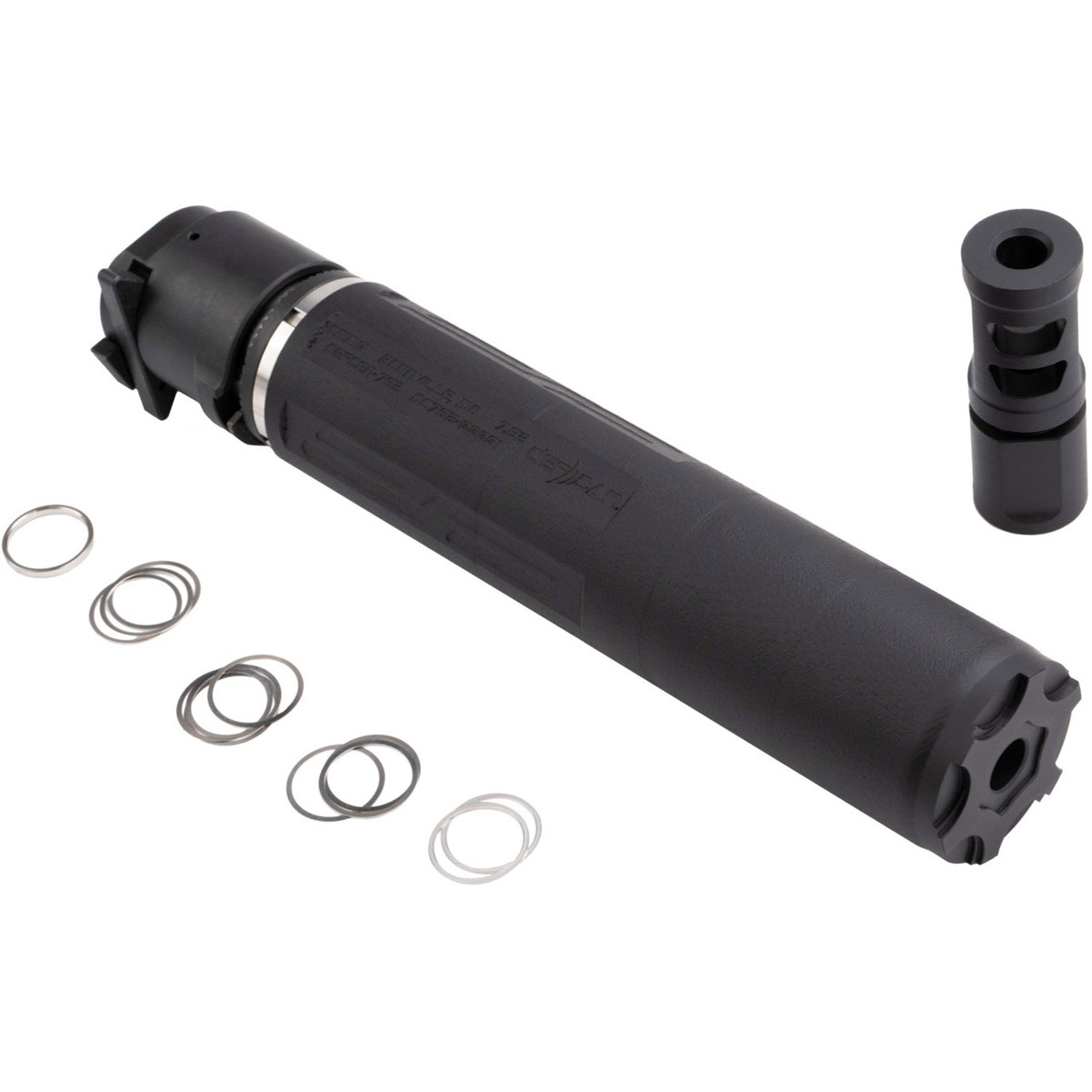 未使用品　米軍　TACTICAL RESEARCH 28cm 送料無料 CMMG Defcan-762 7 62mm 308 Suppressor 38CA48B