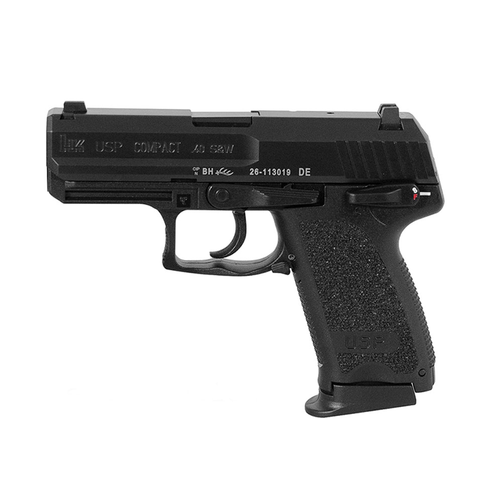 H&K USP ガスガン ブラック HK USP40 Compact V1 40 SW 10rd Pistol 704031LEL-A5