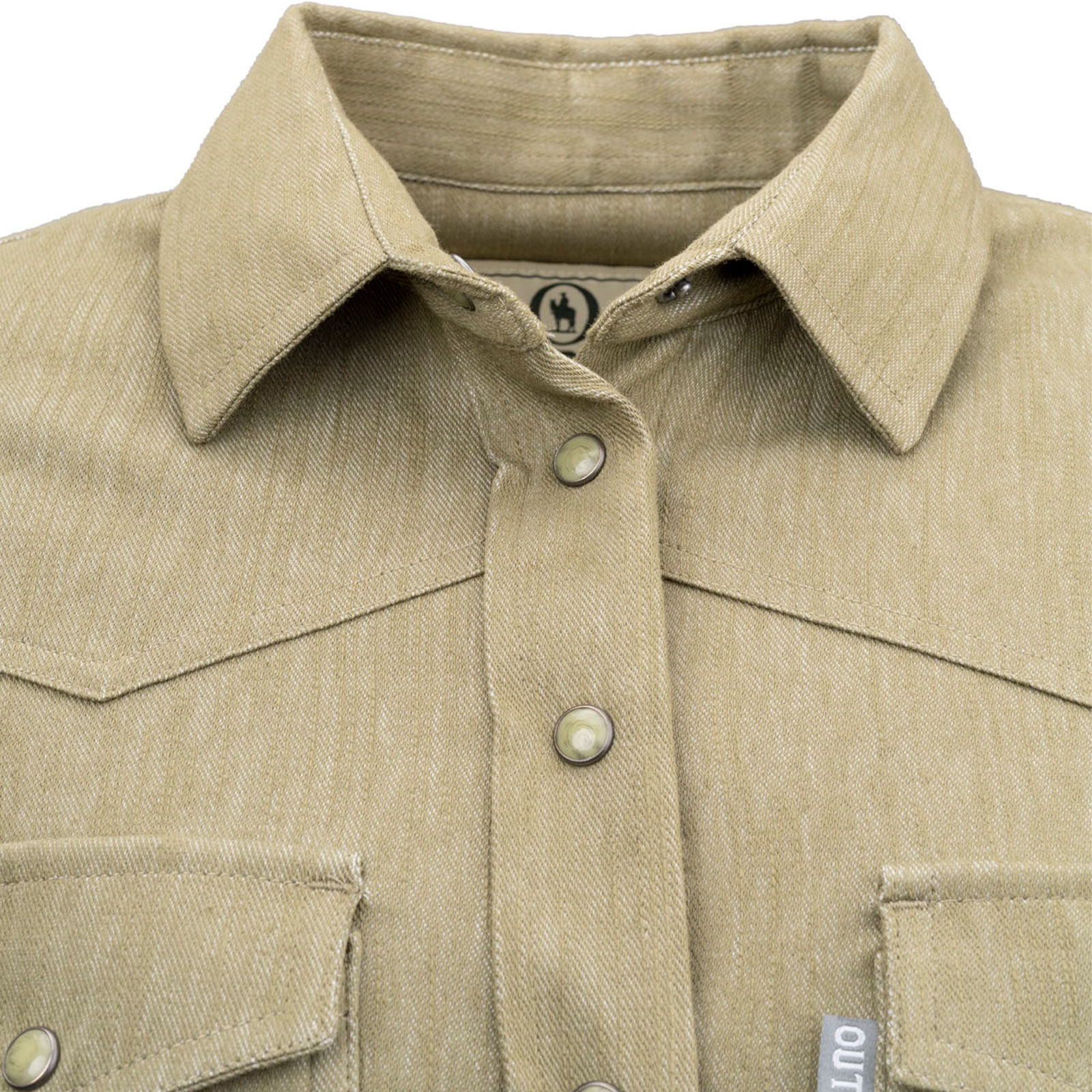 OUAT FARMERS SHIRTS 美品 Seuvas 79A Canvas Farmer's Shirt - Natural