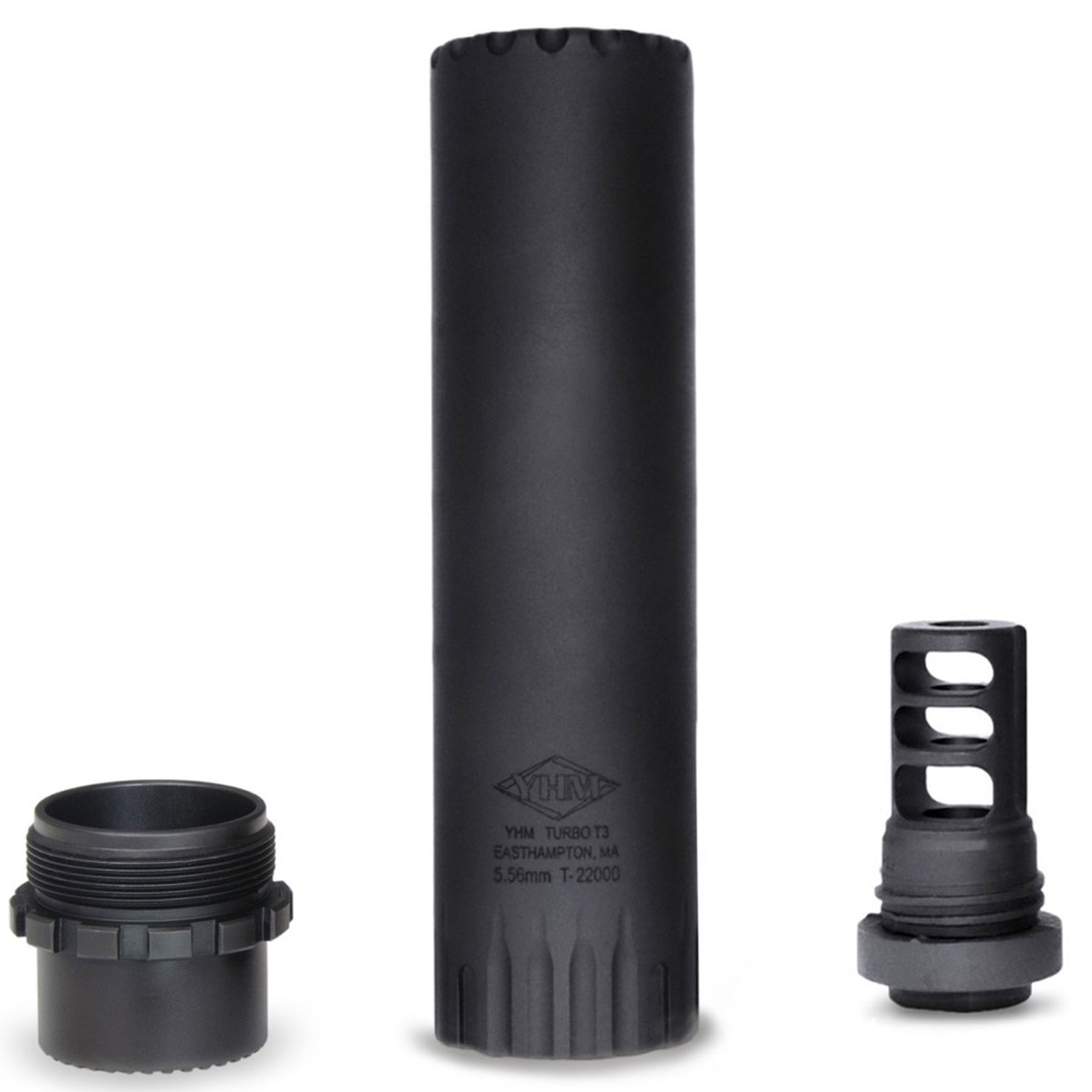 YANKEE HILL Turbo T3 556 Suppressor YHM-2175-MB-28