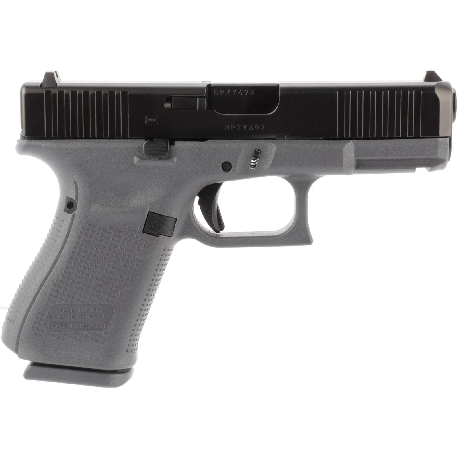 GLOCK 19 Gen 5 9mm 3x15rd FS Gray Pistol PA195S203GF