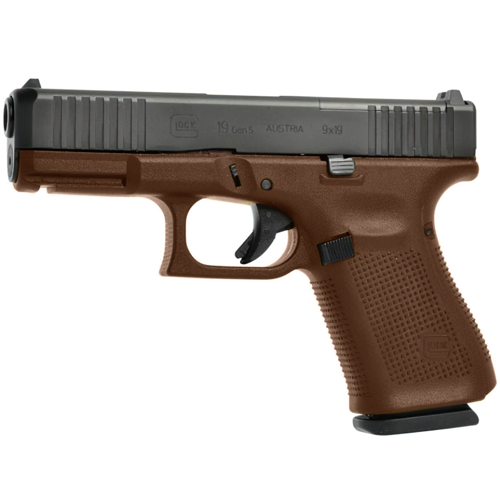 snap m5W Oiled p.p.s 焦茶 GLOCK 19 Gen 5 9mm 3x15rd MOS FDE Pistol PA195S203MOSDE