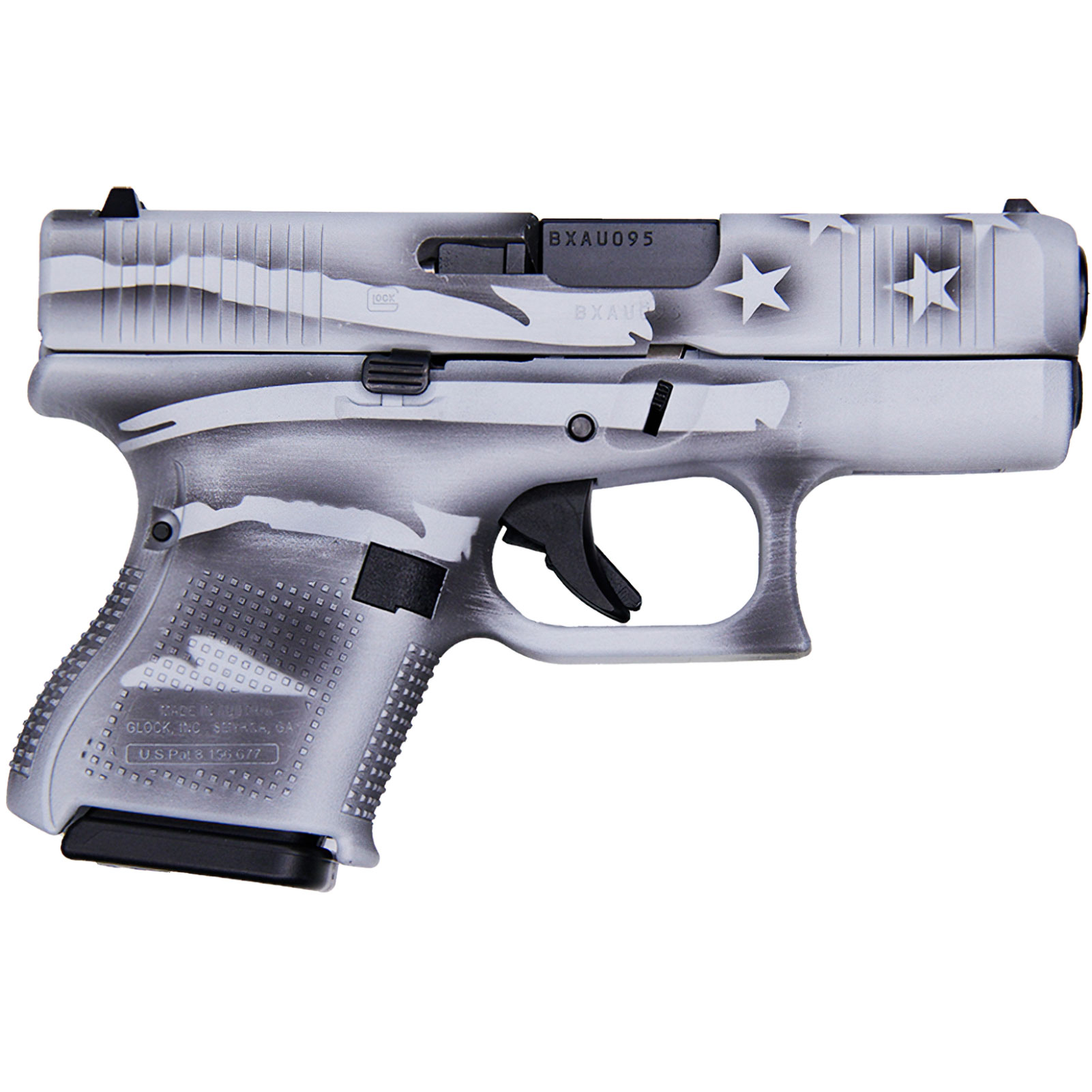 GLOCK 27 Gen 5 40SW BGDF Flag Pistol PA275S204-BWFLAG