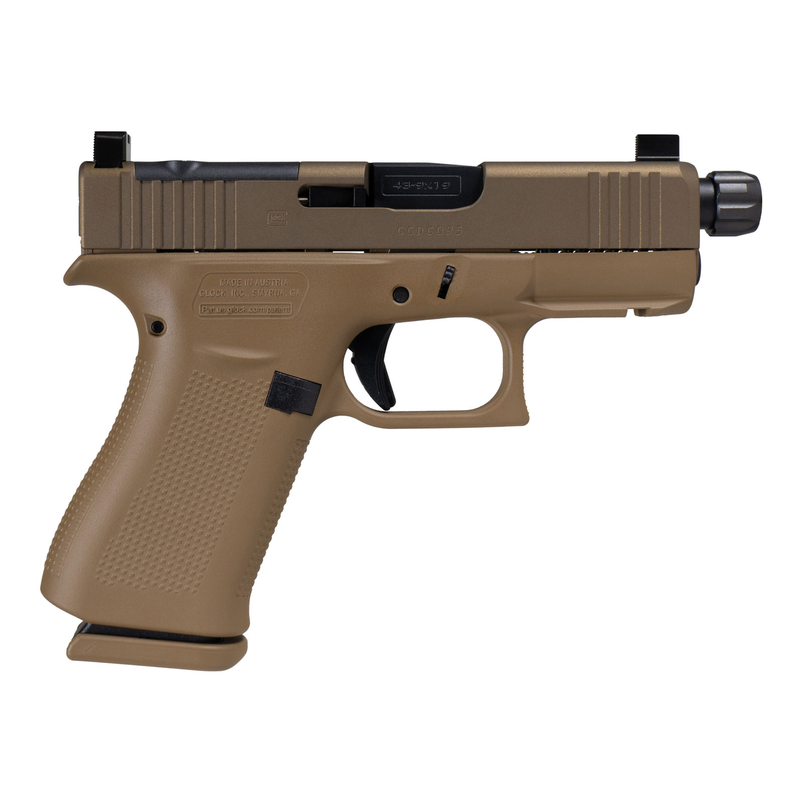GLOCK 43X MOS Debo 9mm Pistol PX4350201FRMOSDBT