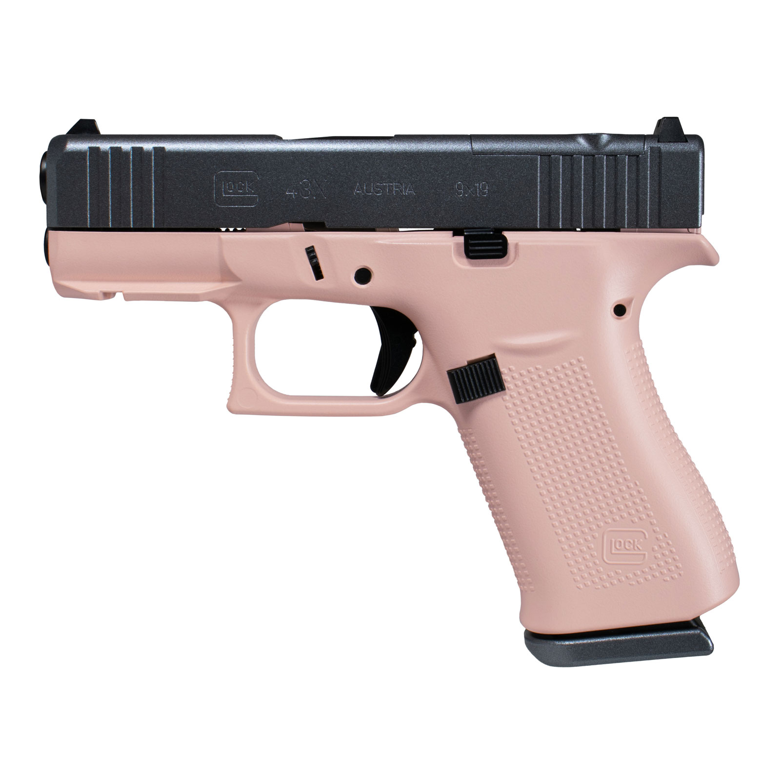 GLOCK 43X MOS Peach Fuzz Pistol PX4350201FRMOSPF