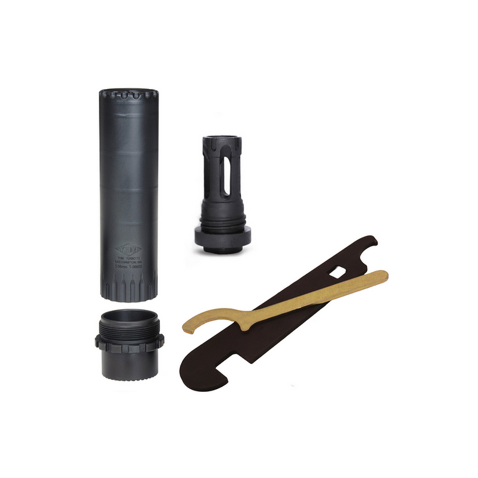 YHM Turbo T3 5 56mm Suppressor with Flash Hider 217528