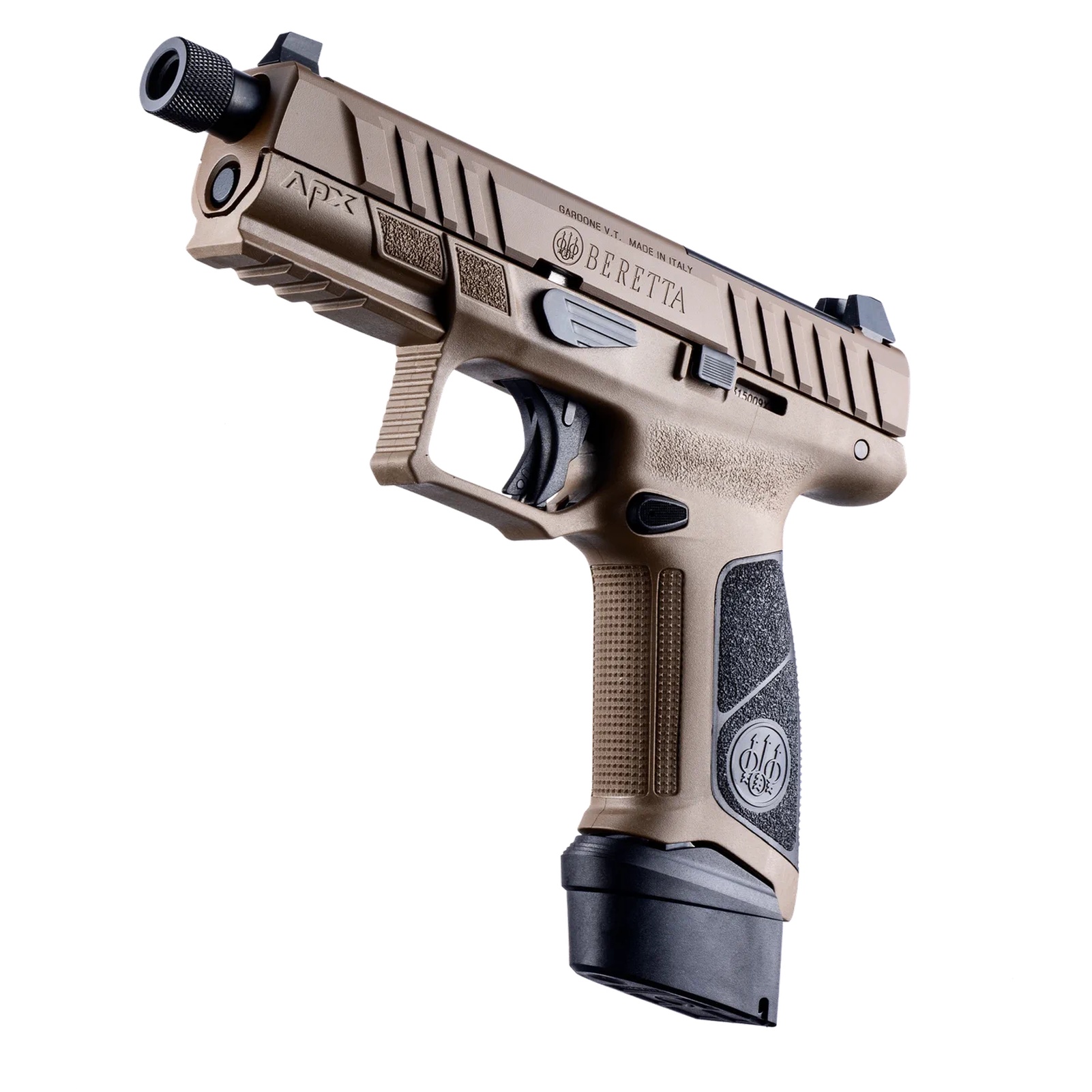 BERETTA APX-A1 Full Size Tactical 9x19mm 4 8in 21rd Threaded FDE
