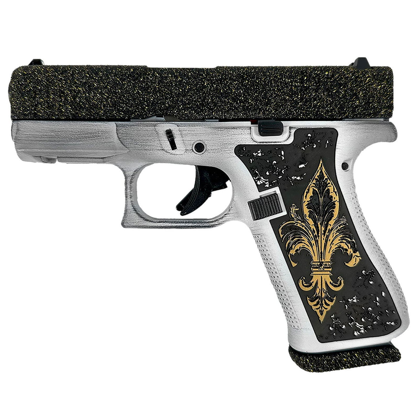 GLOCK 43X 9mm Silver Glitter Pistol UX4350204NFDL