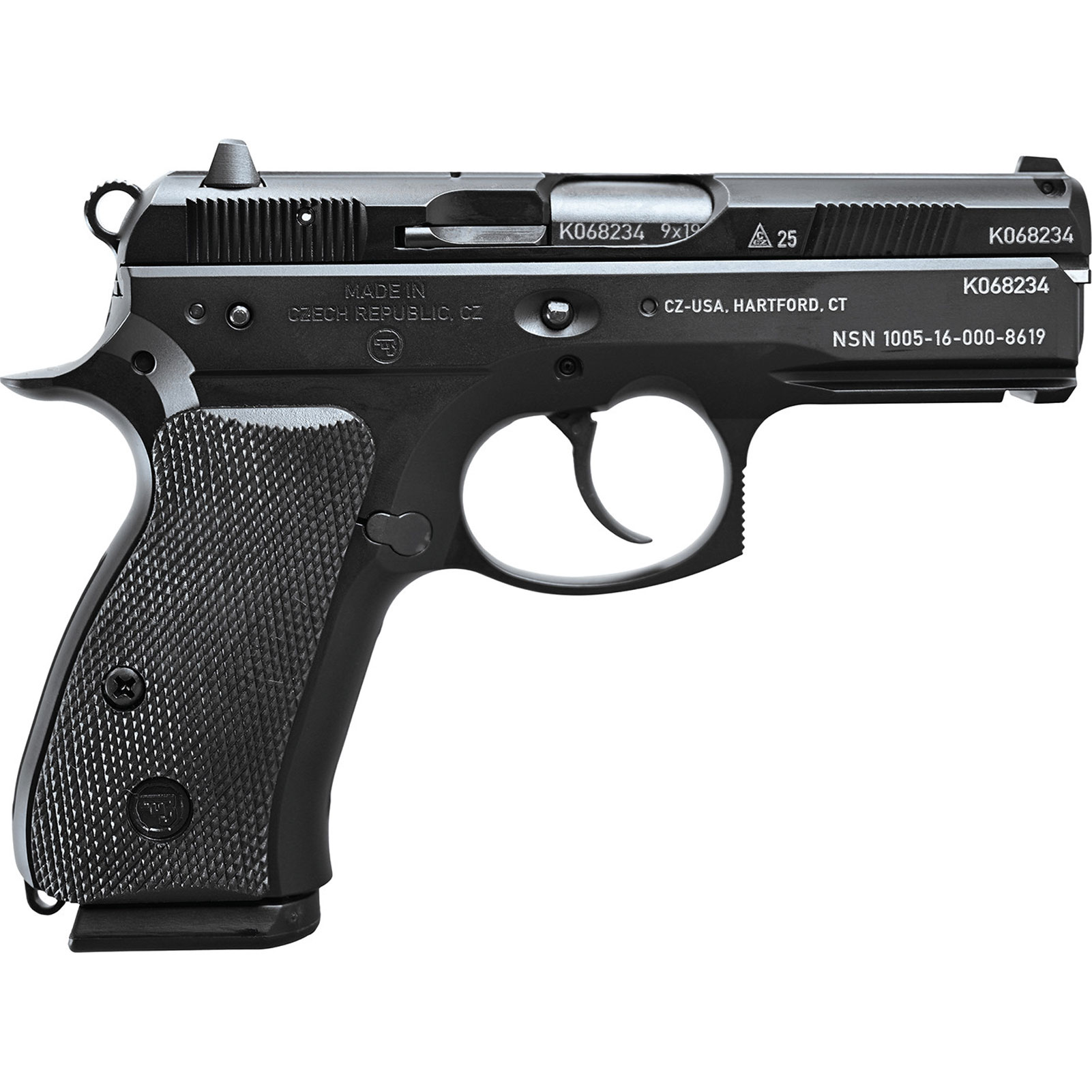 CZ 75 P-01 50th Anniversary Elite 9mm SA Pistol 91297